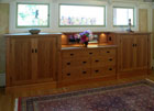 Cherry Dining Room Cabinets.