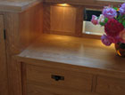Cherry Dining Room Cabinets.
